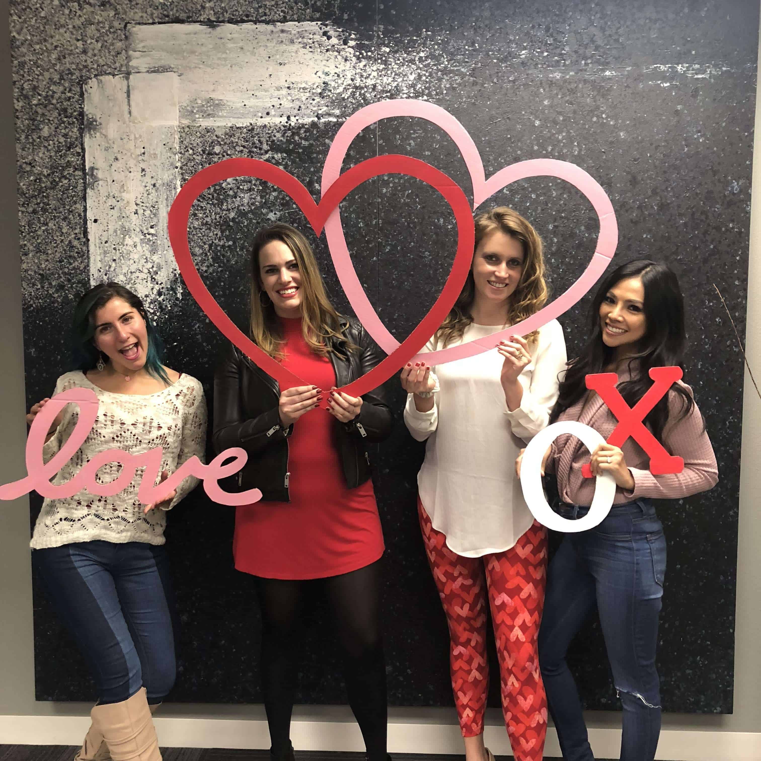 Valentine's Day Photobooth - Pacific Office Interiors