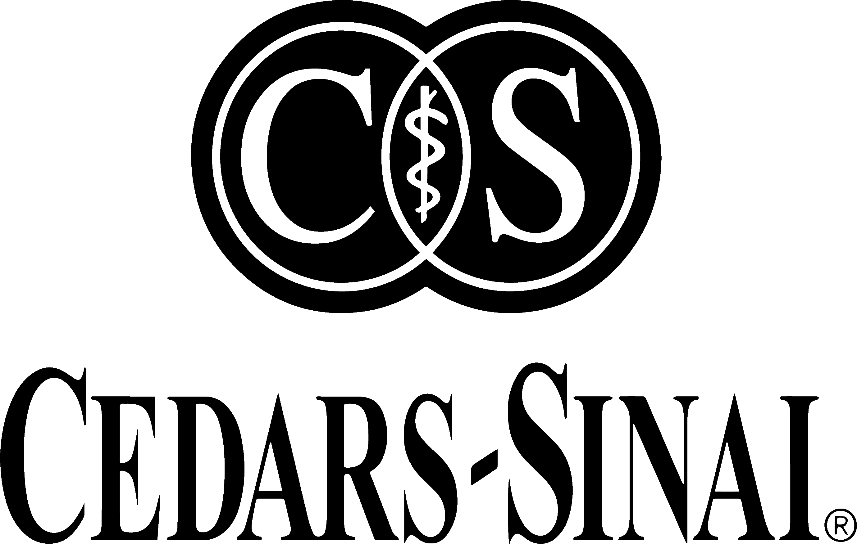 Cedars-Sinai Medical Center logo in black