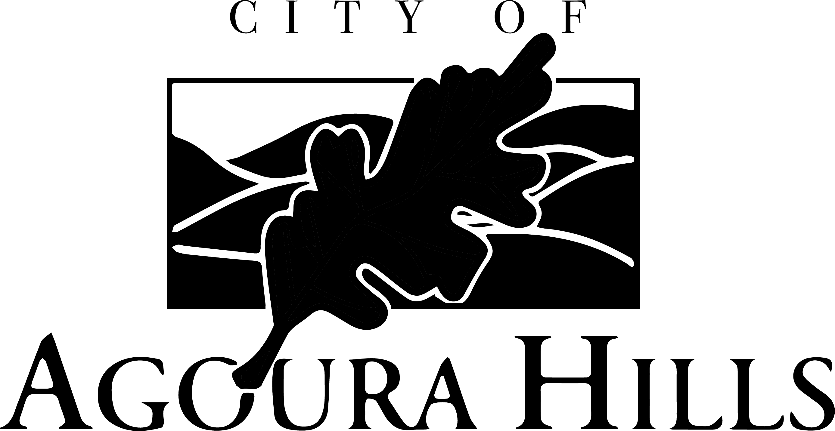 City of Agoura Hills logo in black