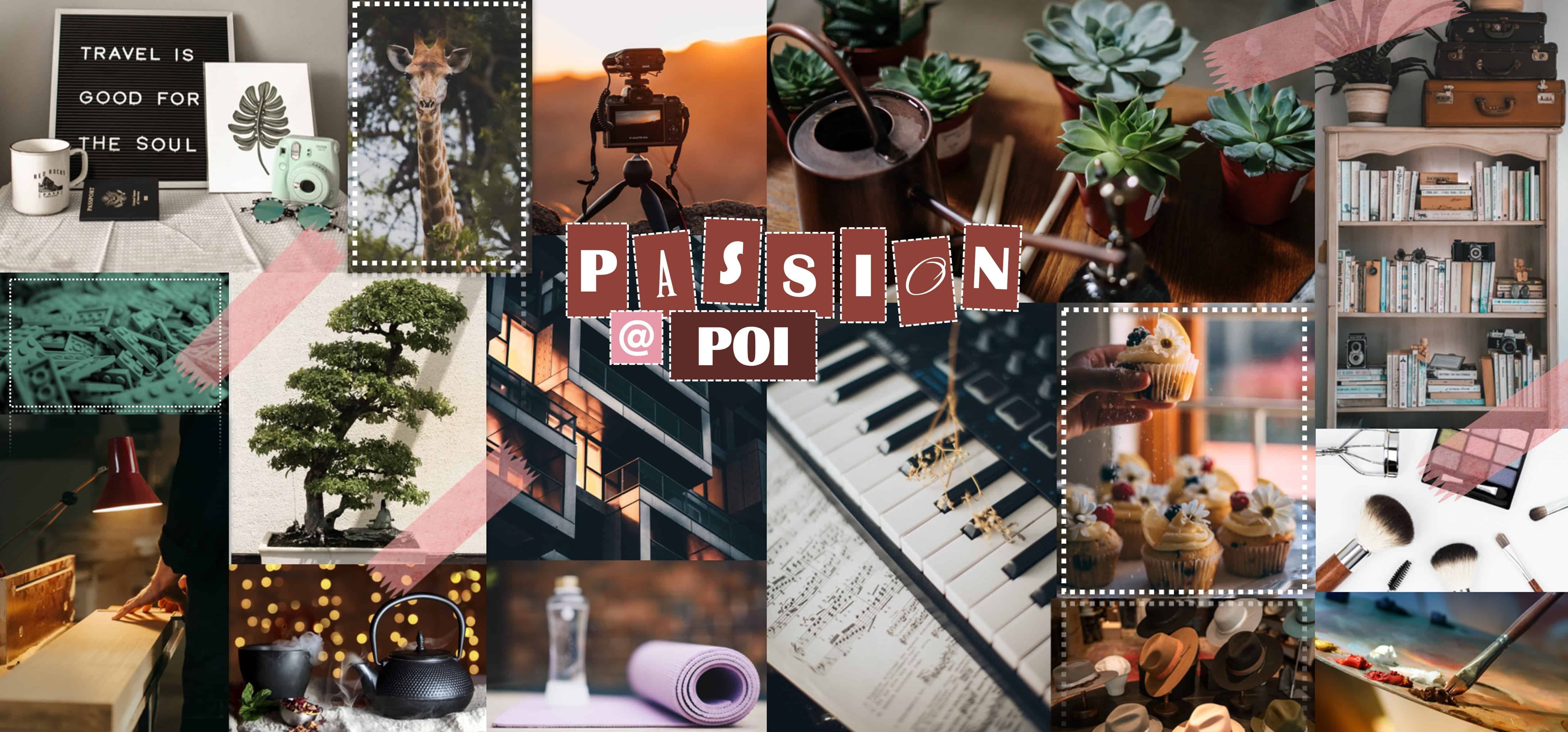 Passion at POI Board and collage