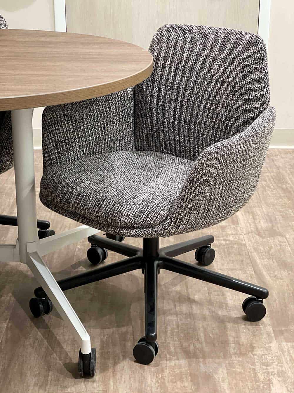 Gray Haworth Poppy Chair in a Medical Facility