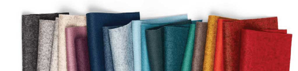 Colorful fabrics available for office chair design