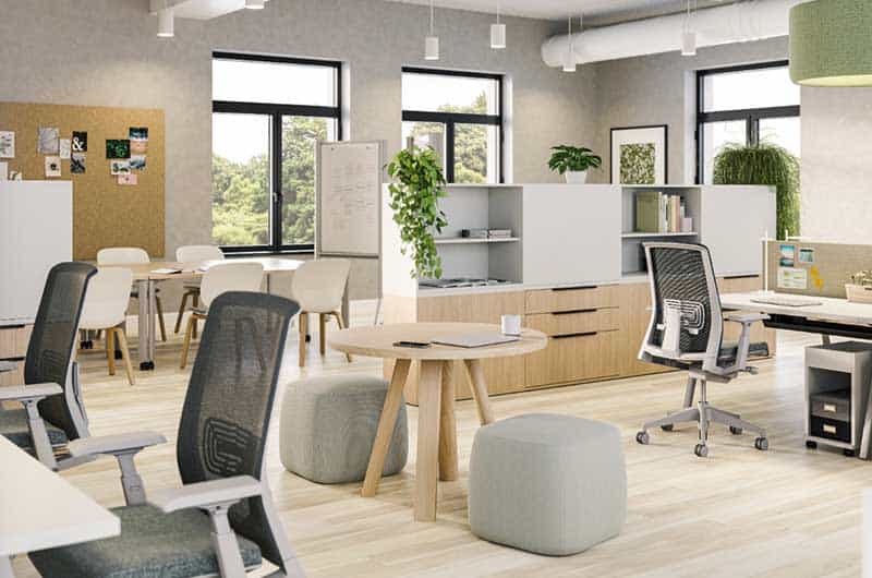 Interior office of Commercial and Contract Furniture Sales