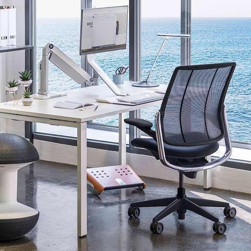 Humanscale Ergonomic Chair and Desk