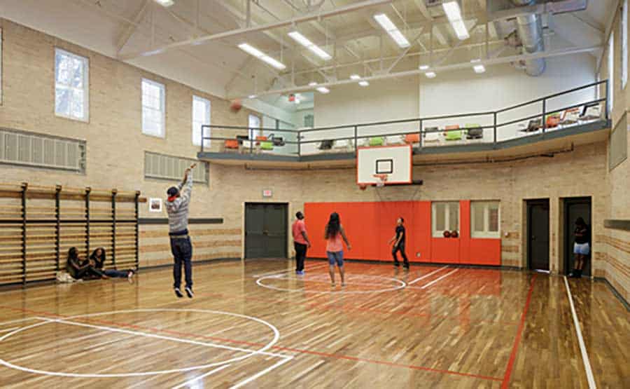 Adaptable Basketball Court